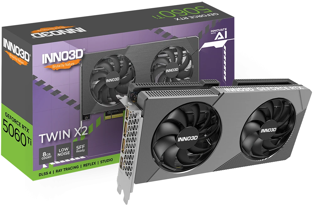 INNO3D GeForce RTX 5060 Ti 8GB TWIN X2 V2